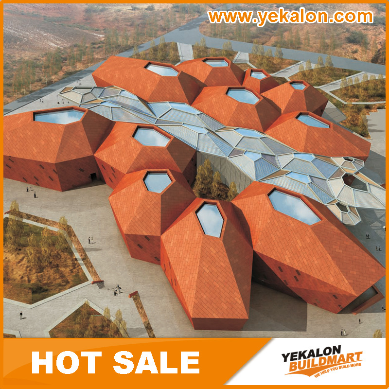 Yekalon Curtain Wall System Polycarbonate Glass Tubular Dome Skylight Roof Cover Material Square Dome Skylight