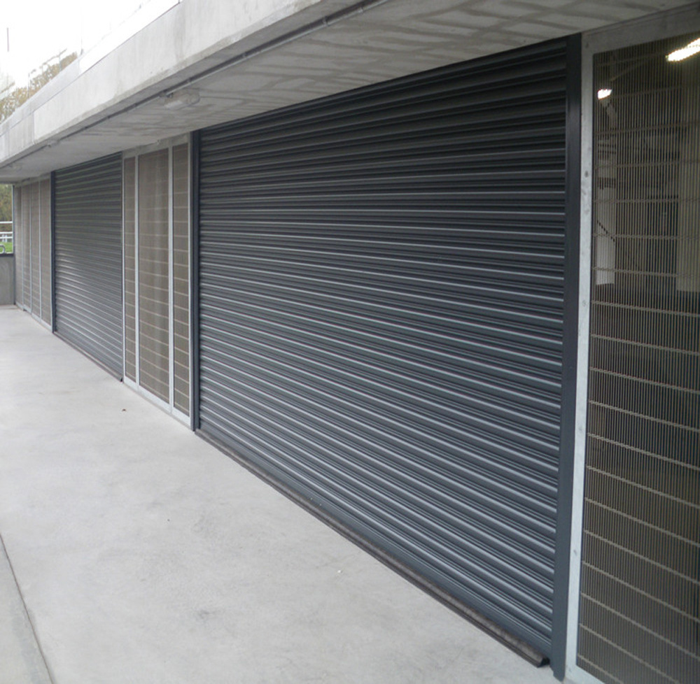 China manufacturer apartment project automatic large auto lift steel overhead motorized bifold sectional garage door