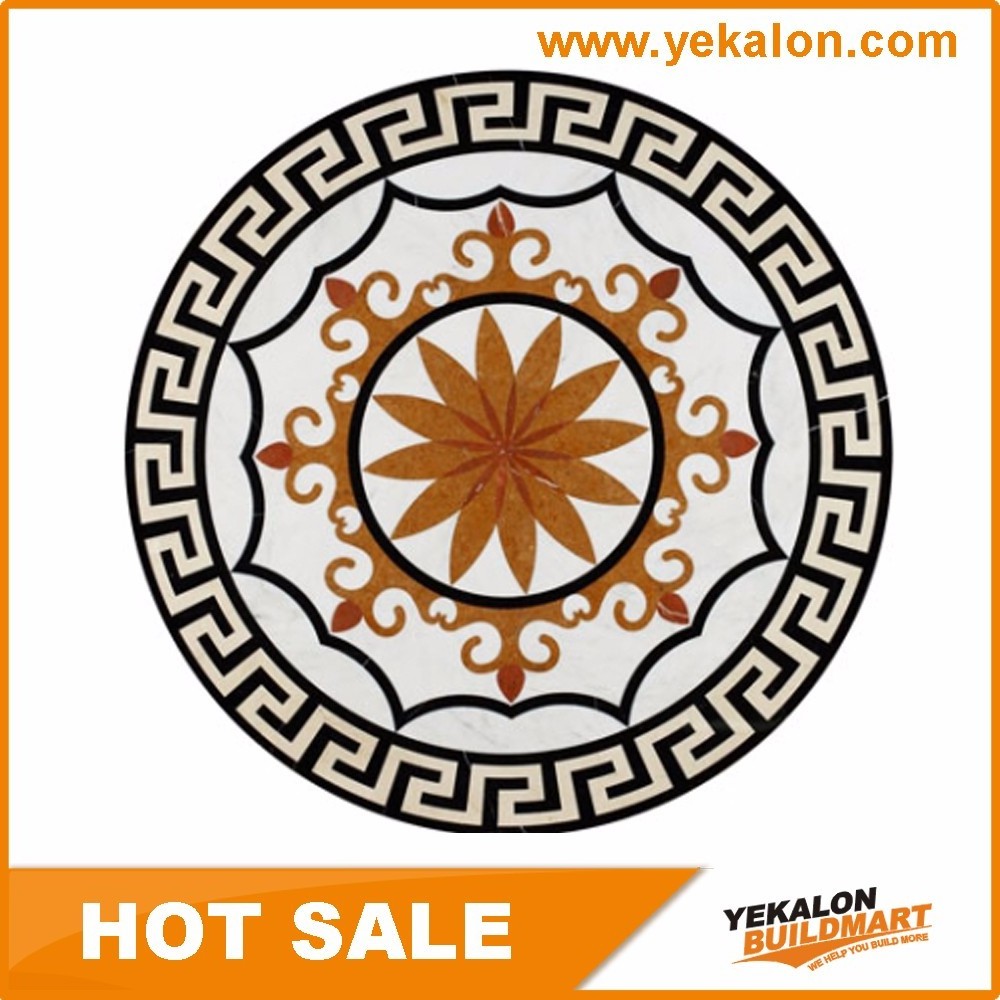 Cheap Wholesale Custom Decorative Wall African Stone Round Mosaic Patterns Foyer Tile Floor Medallions Ceiling Medallion