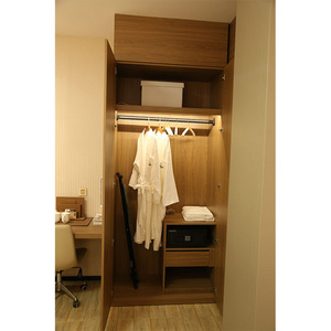 Factory Hot Sales Modern European Clothes Bedroom Furniture Wooden Wardrobe Closet