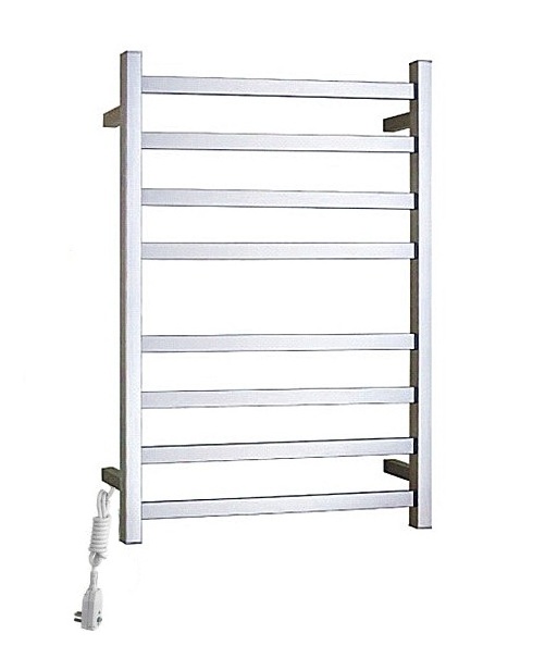 Square Electric Heated Towel Rail Can Fast Drying Towel and Clothes , Get Your Healthy and Comfortable