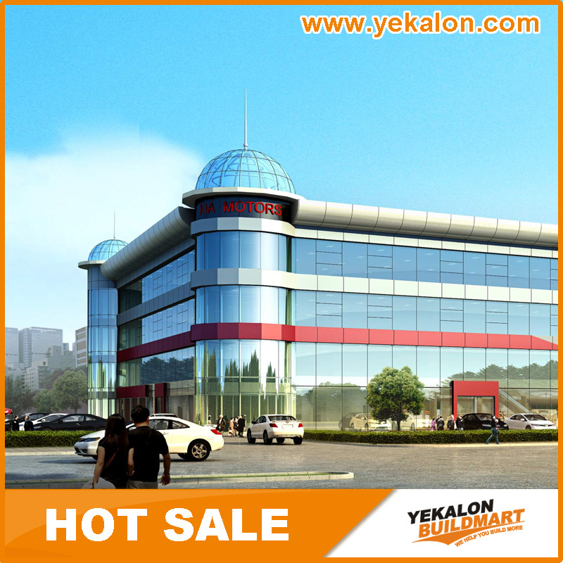 Yekalon Curtain Wall System Polycarbonate Glass Tubular Dome Skylight Roof Cover Material Square Dome Skylight