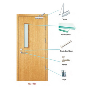 Yekalon UK 120 mins certification wood fire rated door