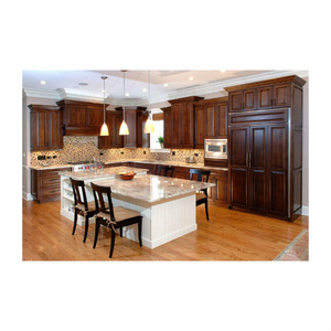 High End Solid wood Kitchen cabinet for Different Colors