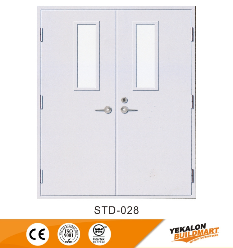 Fire Resistant Materials Fire Rated Door With Panic Bar