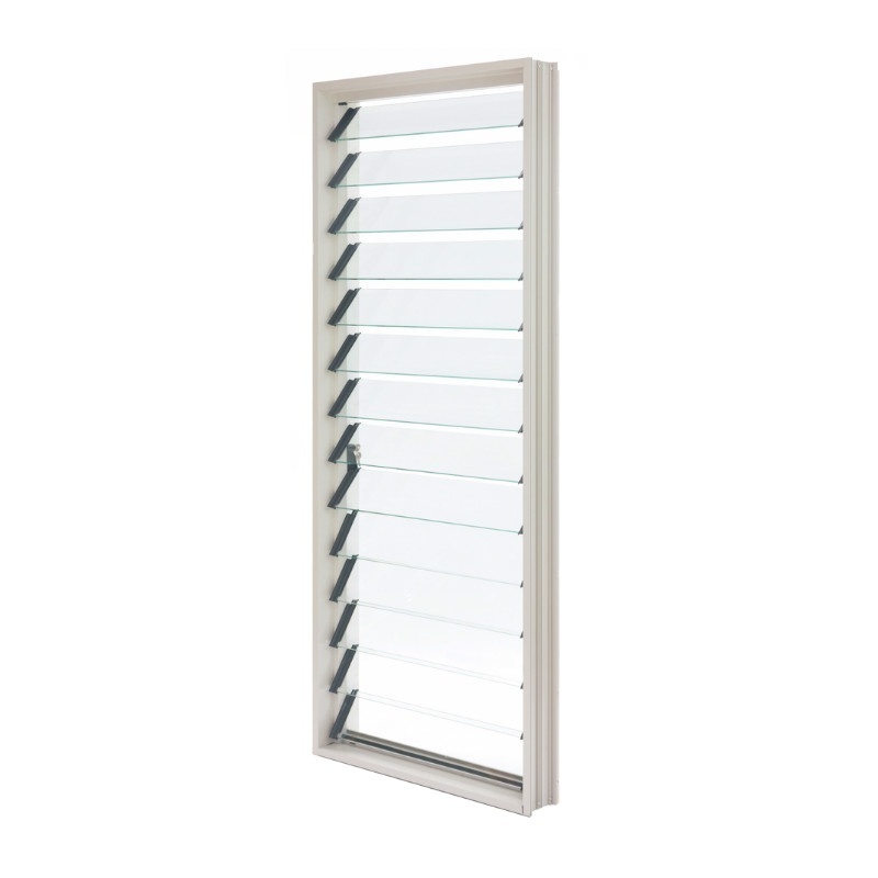 Sunshade Waterproof Custom Exhaust Exterior Plantation Shutters Louver Frames Shade Glass Windows Sun Aluminum Louvers