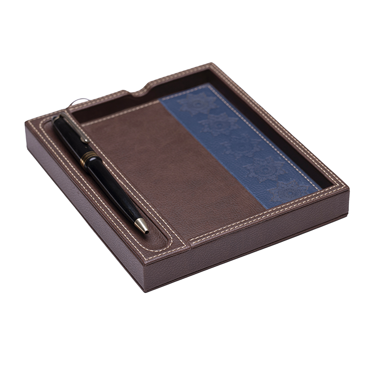 New Custom Hotel Supplies Factory Direct Hospitality  Leather Tray Set