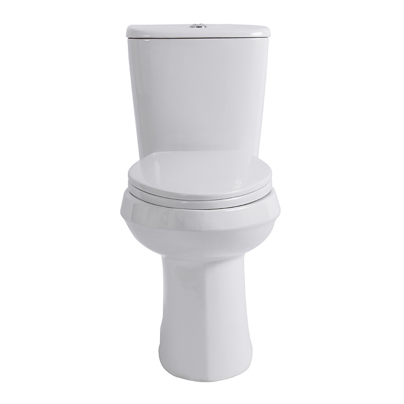 Modern Style YEKALON T-M2749A Bathroom Sanitary Ware Hot Sale 300mm Strap Siphonic Flush Two Piece Toilet