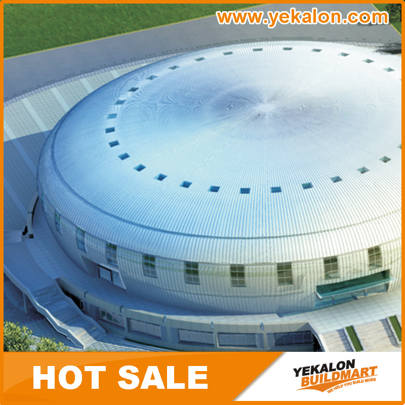 Yekalon Curtain Wall System Polycarbonate Glass Tubular Dome Skylight Roof Cover Material Square Dome Skylight