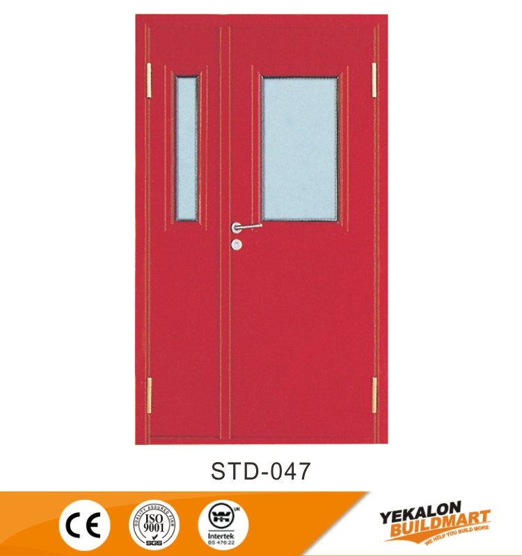 Fire Resistant Materials Fire Rated Door With Panic Bar