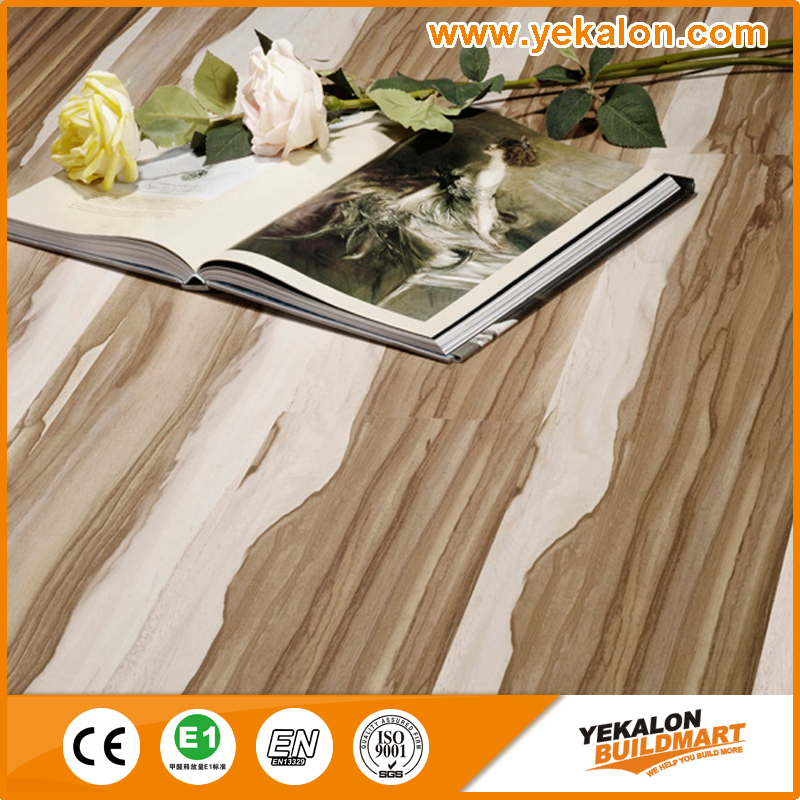 New Embossed V-groove Oak Country 12 mm MDF high gloss outdoor waterproof beech wood laminate flooring