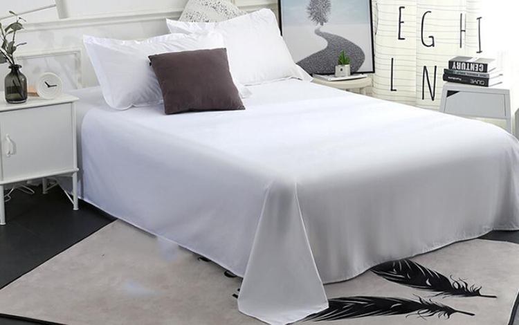 400TC Five Star Hotel 6 Piece Bedding Set Kit Cotton Satin Solid Color Muslin Bedding Set Luxury Comforter