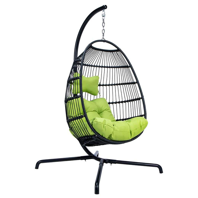 Hot Sale High Quality Rattan Wicker Egg Swing Chair for  Outdoor Use for Garden Balcony Patio Hanging Swing Chair