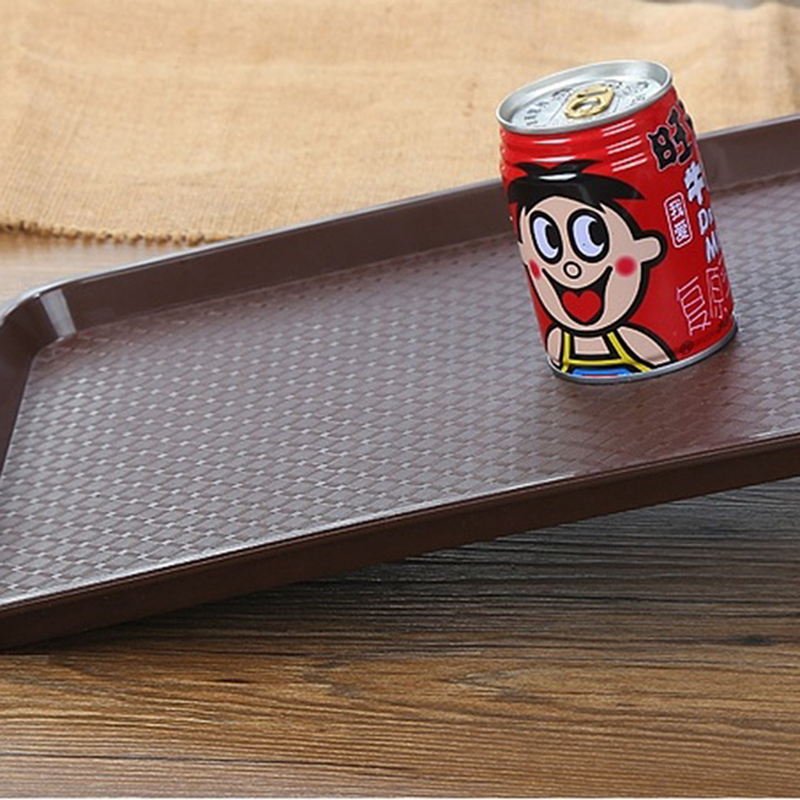 High Quality Standard or Customized Plastic ABS Non-slip Serving Tray Hotel Restaurant  Fast Food Tray