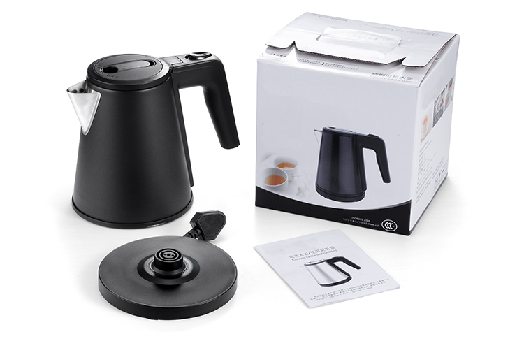 0.6L Top Quality Stainless Steel Electric Kettle Hotel Guest Room Automatic Shut Off Portable Electric Kettle