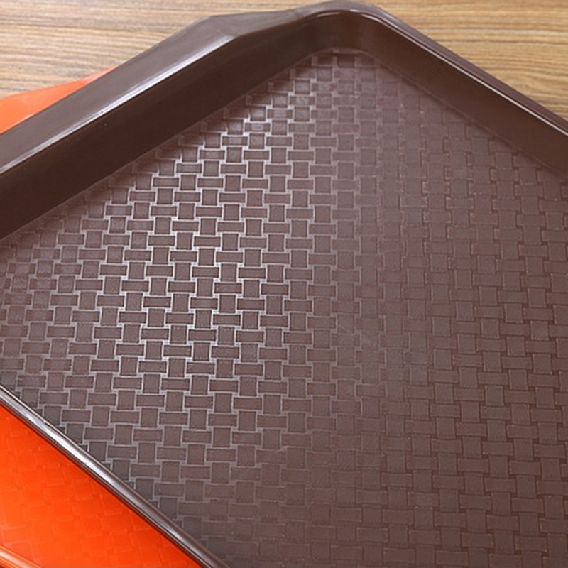 High Quality Standard or Customized Plastic ABS Non-slip Serving Tray Hotel Restaurant  Fast Food Tray