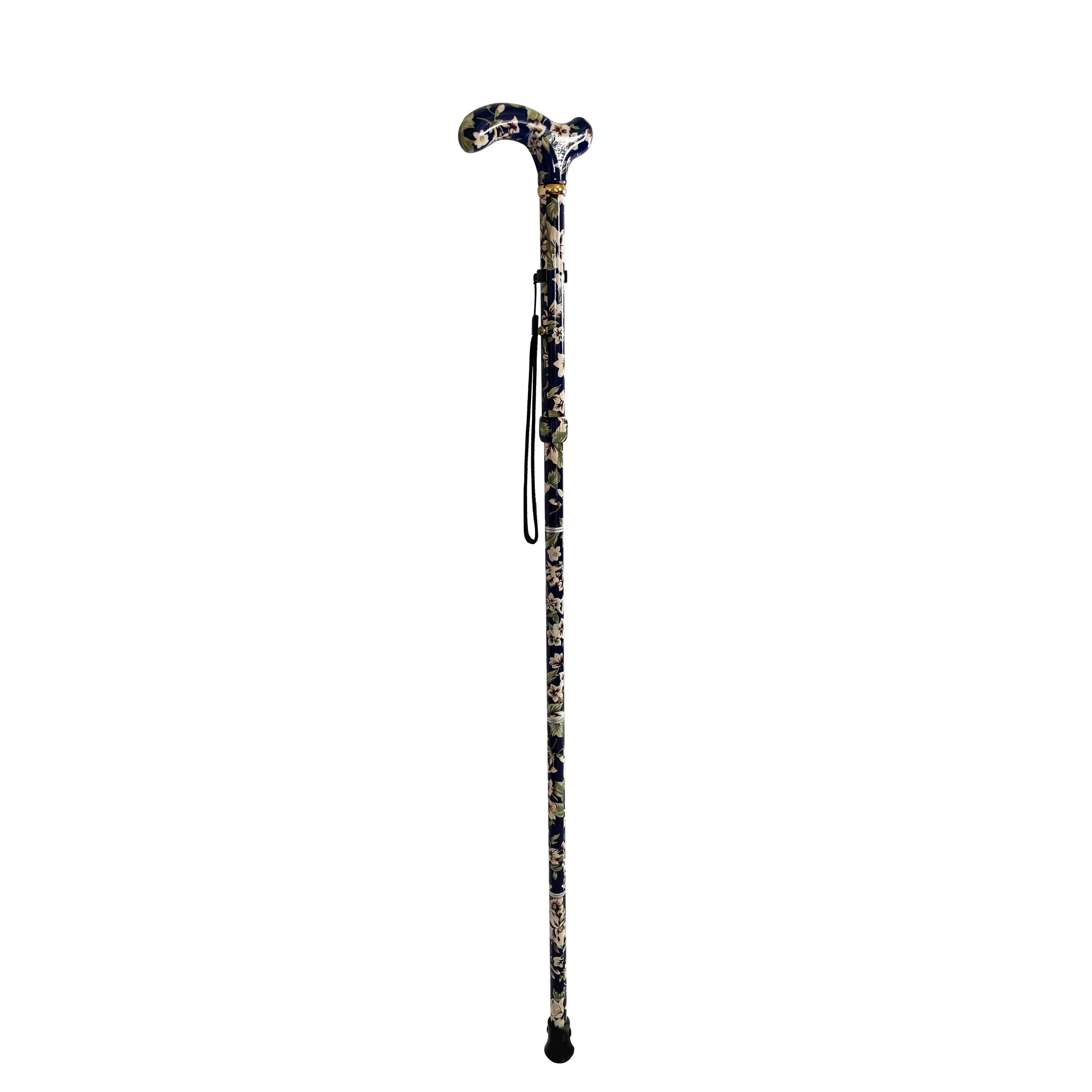 Non-slip heavy duty white aluminum walking cane