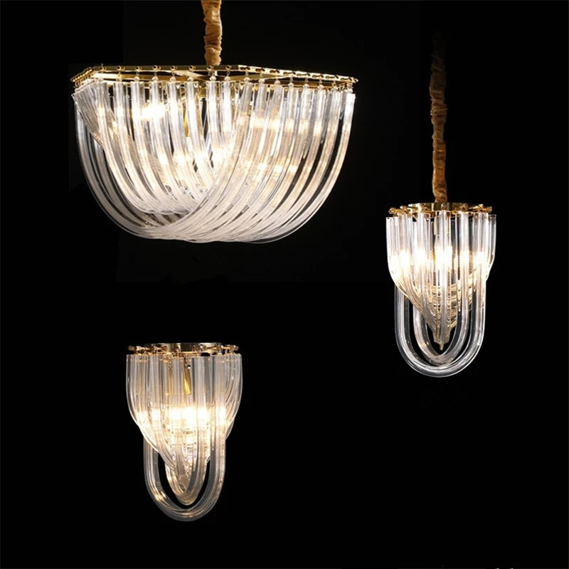 Modern Large Crystal Chandelier Lamp Light Home Lighting Fixture Living room Bedroom Dining for Ceiling Chandeliers Designer