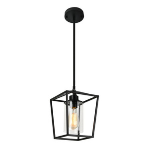 Vintage Iron Cage Pendant Lights Indoor Lighting Retro Black Light Fixture Pendant Lamps For Living Room Kitchen Lamp Farmhouse