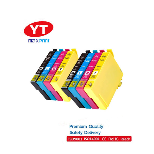 Yelbes 222XL 232XL 222 232 XL Premium Color Compatible InkJet Cartridge for Epson XP-4200 WF-2960 XP-5200 Printer