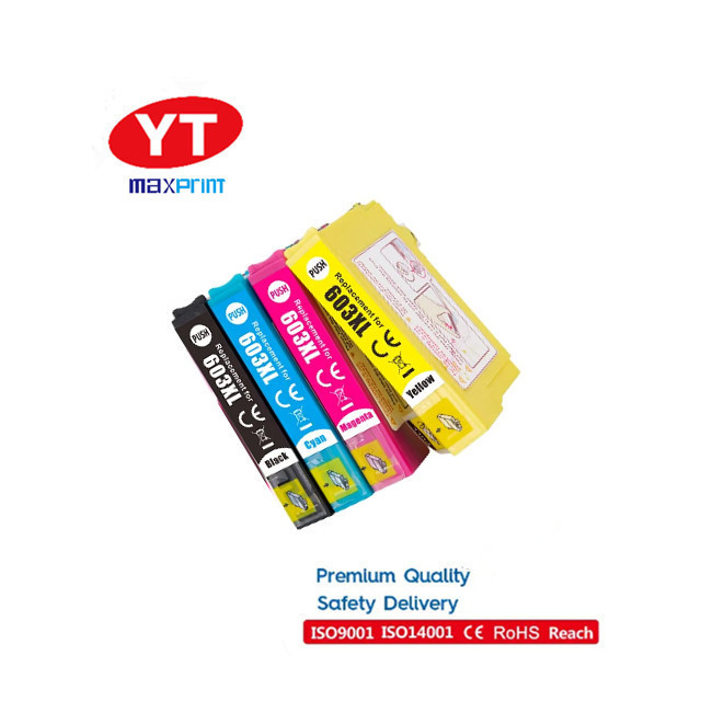 Yelbes 603 603XL T603 T603XL  Compatible InkJet Ink Cartridge Cartouche for Epson XP-4105 XP 2100 XP-3100 XP-4100 Printer