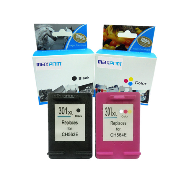 Yelbes compatible dye ink cartridges 60XL 61XL 62XL 63XL 64XL 65XL 121XL 122XL 123XL 650XL 652XL 46XL deskjet cartridges for HP