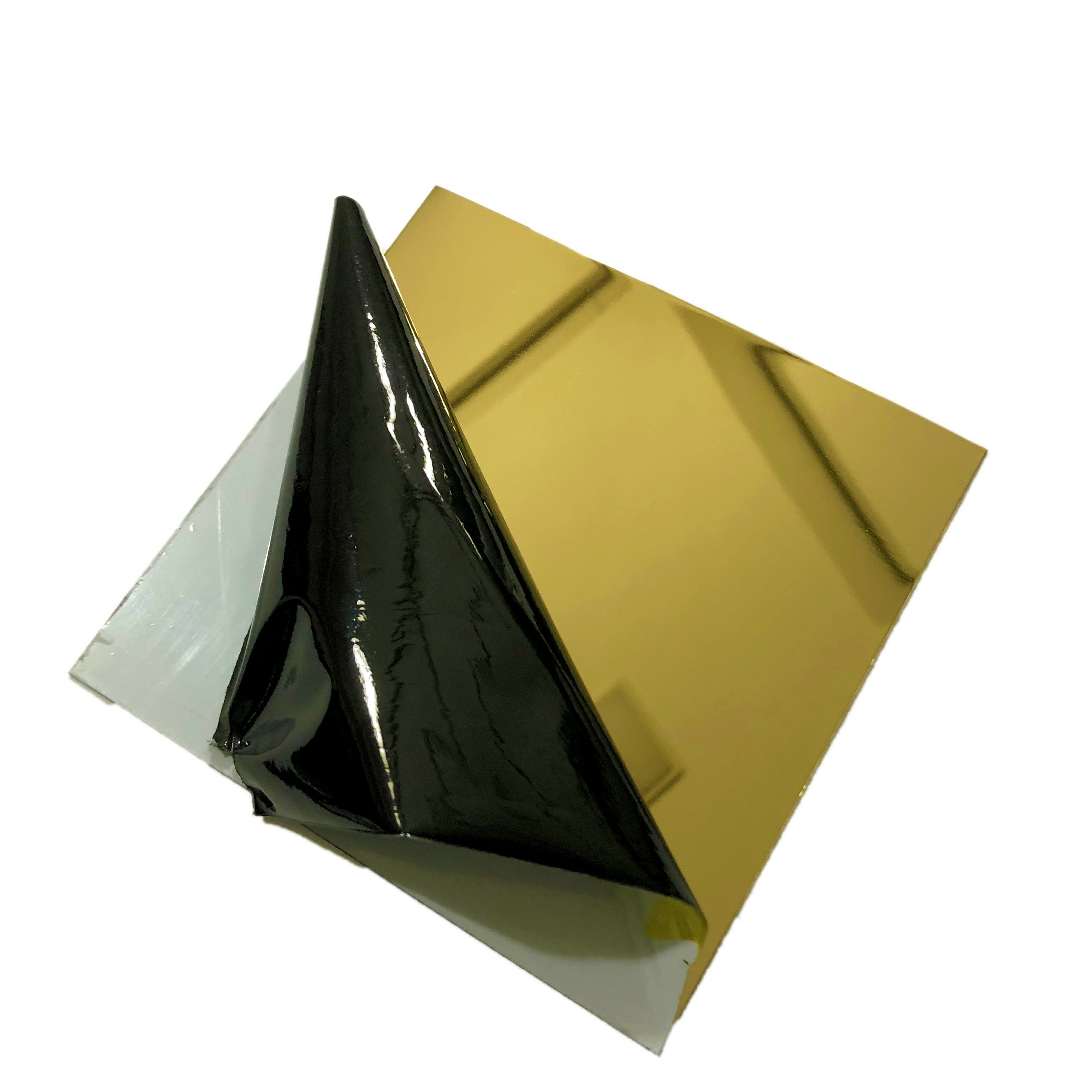 Cold Rolled Stainless Steel  Sheet 201  0.5*1220*2440  Gold  Mirror Steel Sheet With Film