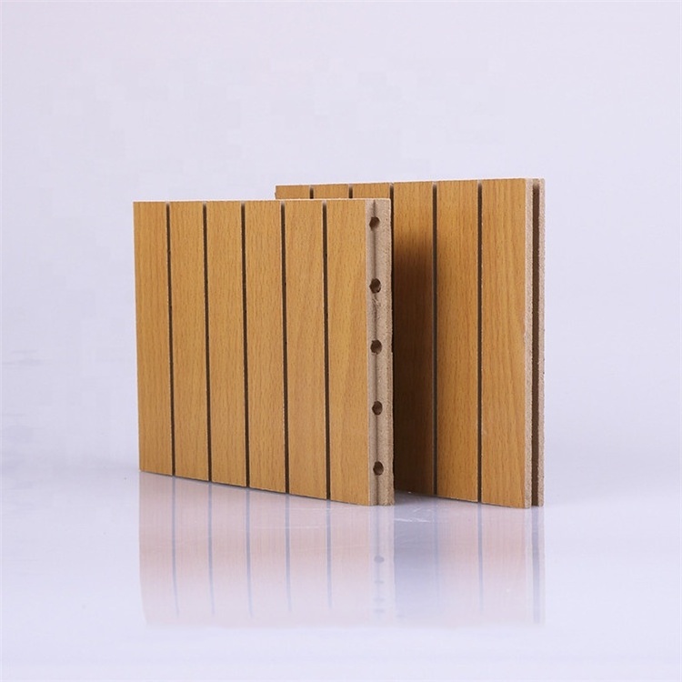 Factory Hot Selling Akupanel Wooden Acoustic Panels Soundproof Polyester Foam Hotel Wall Ceiling Sound Absorption Direct