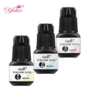 Yelix Private Label Storage 60 Days Adhesive Clear Eyelash Extension Glue Hypoallergenic Eyelash Glue