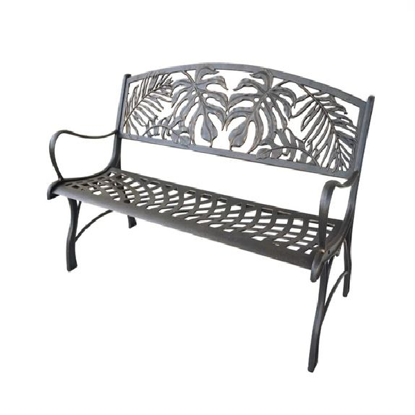 Butterfly Scroll Metal Cast Iron Bench Outdoor Garden Classical Finishing Hot Selling Bench Antique Patio Outdoor Benches