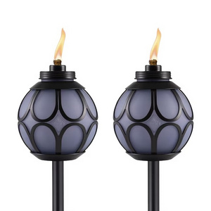 Outdoor Decorative Torch Black ColorGarden Tiki Torch Available at Wholesale and Cheap Price Direct From Indian Factory