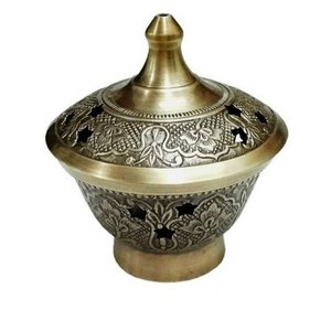 Antique Brass Incense Burner