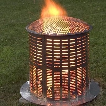 Garden Metal Galvanized Incinerator For Disposing Durable Quality Burning Waste Of Garden Incinerator For Outdoor Usage