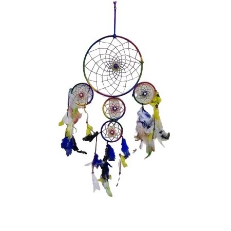 Medium Dream Catcher Fancy Design Wall Decorations For Home Star Shaped Wall Decor Boho Flat Dream Catcher Macrame Wall Hanging