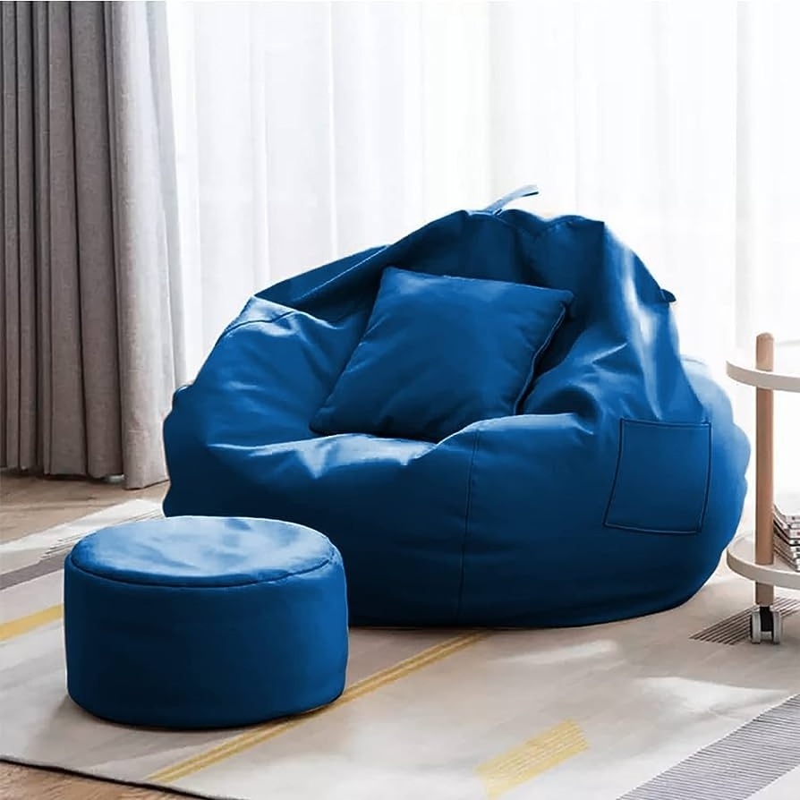 Indian Cheap Custom Logo Inflatable Giant Coffee Cozy Indoor Outdoor Lazy boy Leisure Bean Bags Chairs Sofa Cover Couch Bean Bag