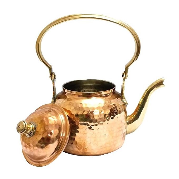 Decorative Hand made Pure Copper Tea Kettle With Handle