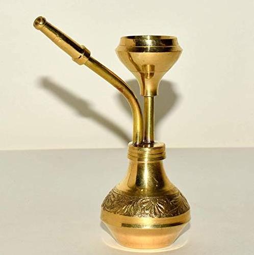 Brass Metal Indian Made Shisha Brass hookah Turkish Tea Coffee Pot Suitable for Arabic Shisha Parlor at wholesale Price