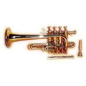 Piccolo Brass Trumpet Musical Instrument Wind Instrument BB Flat Key For Musical Bands and Beginners Piccolo Brass Trumpet India