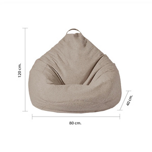 Poly Bag Type Blue XXXL Bean Bag Inflatable Giant Cozy Indoor Outdoor Lazy boy Leisure Bean Bags Chairs Sofa Cover Couch Bean Ba