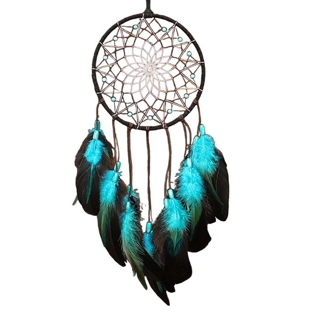 Medium Dream Catcher Fancy Design Wall Decorations For Home Star Shaped Wall Decor Boho Flat Dream Catcher Macrame Wall Hanging