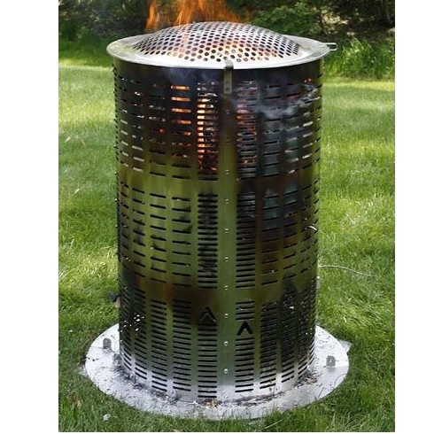 Garden Metal Galvanized Incinerator For Disposing Durable Quality Burning Waste Of Garden Incinerator For Outdoor Usage