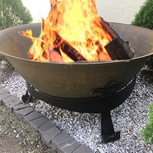 Wood Storage BBQ Grille Fire Pit for Outdoor Garden Parties Metal round Fire Pit cheaply available with Indian manufacturer