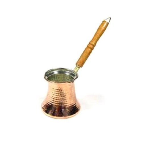 Arabic Copper Pure Brass Metal Engraved New Designer Turkish Metal Coffee pot With Wooden Handle Moroccan Coffee Pot