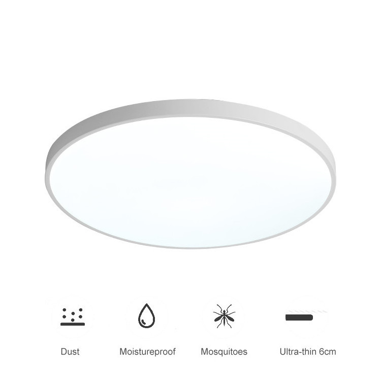 Ceiling light led bedroom light ultra-thin living room aisle corridor bathroom round Nordic minimalist balcony tri-proof light