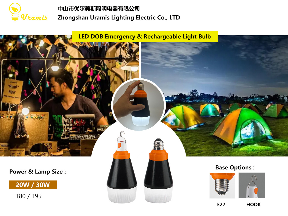 Outdoor Camping Solar LED Camping Light USB Rechargeable Bulb BBQ Hiking Portable Solar Emergency Camping Lights DC5V BULB