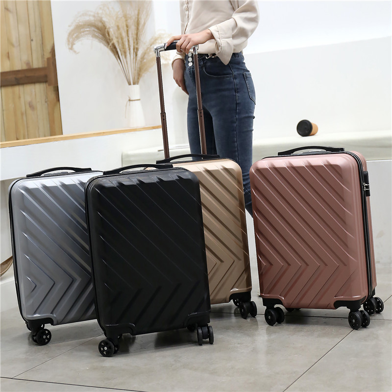 hot sale 20-inch student large capacity mute travel trolley case luggage with 360 degree wheels gift trolley case