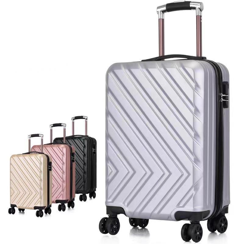 hot sale 20-inch student large capacity mute travel trolley case luggage with 360 degree wheels gift trolley case