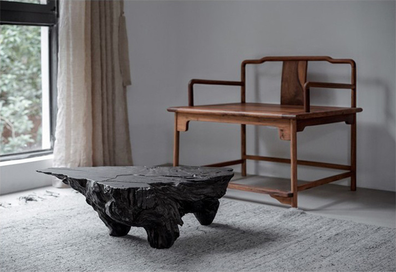 Ming-style New Chinese tea room furniture, grand Zen chair, tea chair