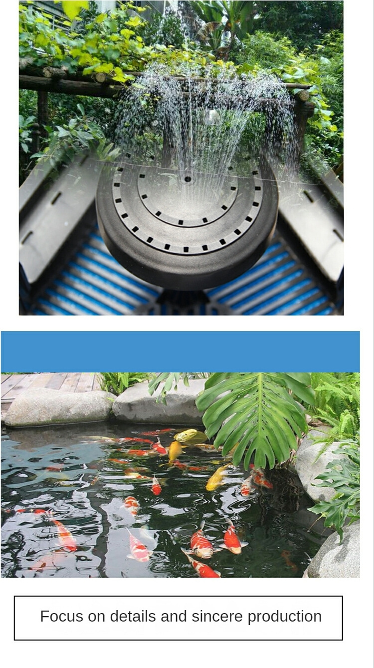 Sunsun csp-2500 fish pond skimmer Koi purification filtration equipment pond surface leaves garbage collector