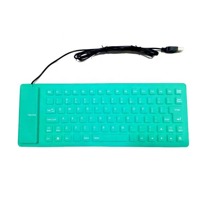 85 Keys USB Wired Waterproof Foldable silicone Flexible Keyboard